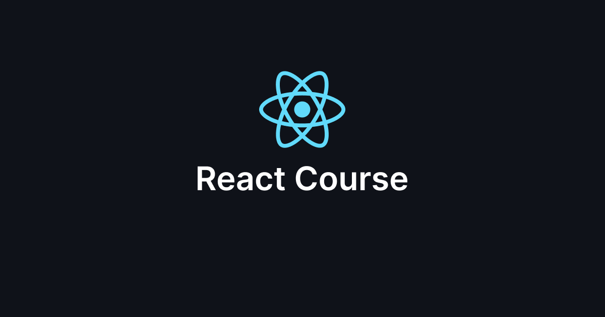 React Beginner's Course